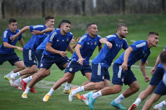 Dinamo Zagreb Training Session The Dinamo Zagreb players during the Dinamo Zagreb training session before the Europa League Group H match against West Ham United at Stadion Maksimir, Zagreb Content Not Available For UK Newspapers Copyright: xPaulxChestertonx FIL-15874-0004