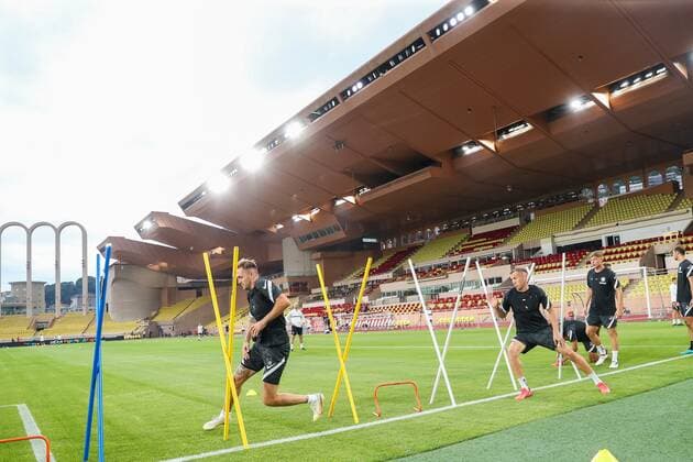 SOCCER - UEFA EL, Monaco vs Sturm MONACO,MONACO,15.SEP.21 - SOCCER - UEFA Europa League, group stage, AS Monaco vs SK Sturm Graz, preview, training Sturm. Image shows Jakob Jantscher (Sturm).  GEPAxpictures xPhilippxBrem