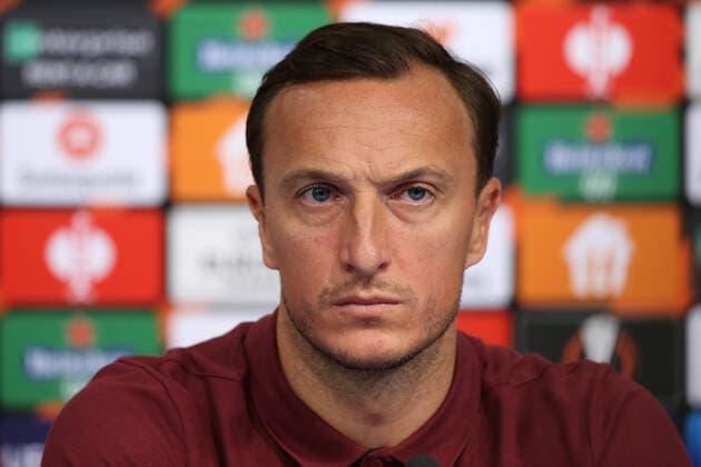 West Ham United press conference, PK, Pressekonferenz Mark Noble of West Ham United during the West Ham United Press Conference before the Europa League Group H match against Dinamo Zagreb at Stadion Maksimir, Zagreb Content Not Available For UK Newspapers Copyright: xPaulxChestertonx FIL-15875-0019