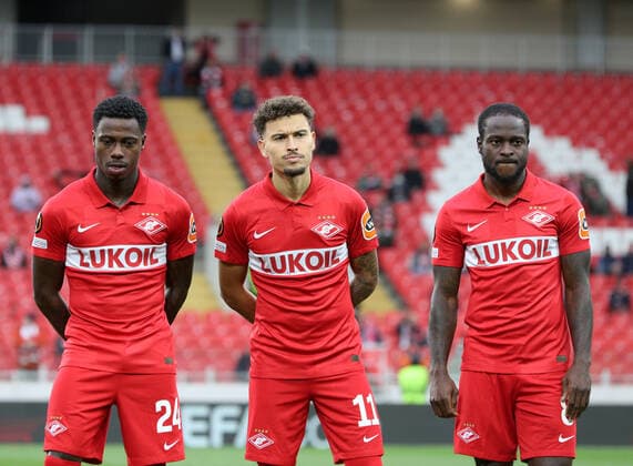 MOSCOW, RUSSIA, SEPTEMBER 14, 2021. The 2021 22 UEFA Europa League. Football match between Spartak (Moscow) vs Legia (Warsaw) at the Otkritie Arena in Moscow. Legia von 0:1. Photo by Stupnikov Alexander FC Spartak StupnikovxAlexander