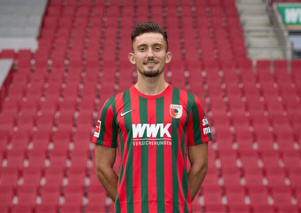 Andi Zeqiri; FC Augsburg 1907; 1.BL, Porträttermin 2021 2022,