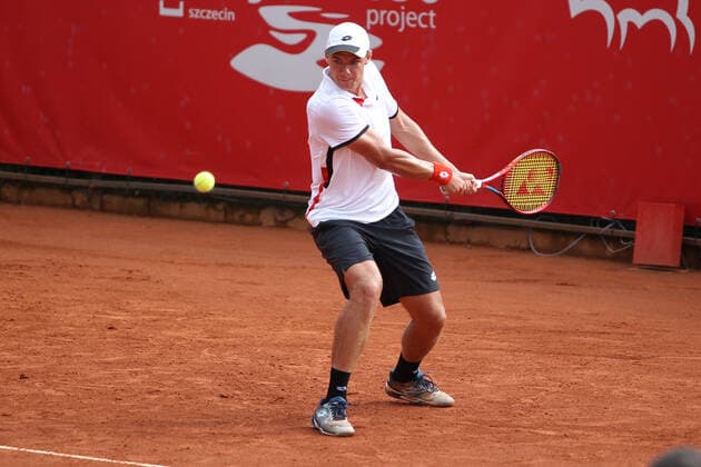 Tennis, ATP-Tunier in Stettin SZCZECIN, 16.09.2021 TURNIEJ TENISA ZIEMNEGO ATP, Tennis Herren CHALLENGER PEKAO SZCZECIN OPEN 2021 TENNIS NZ KAMIL MAJCHRZAK FOT. KRZYSZTOF CICHOMSKI NEWSPIX.PL --- Newspix.pl  210916KCI003