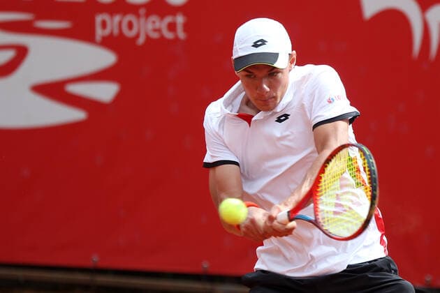 Tennis, ATP-Tunier in Stettin SZCZECIN, 16.09.2021 TURNIEJ TENISA ZIEMNEGO ATP, Tennis Herren CHALLENGER PEKAO SZCZECIN OPEN 2021 TENNIS NZ KAMIL MAJCHRZAK FOT. KRZYSZTOF CICHOMSKI NEWSPIX.PL --- Newspix.pl  210916KCI004