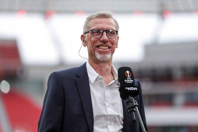 16.09.2021, Fussball, Saison 2021 2022, UEFA Europa League, Gruppenphase, 1. Spieltag, Bayer 04 Leverkusen - Ferencvaros Budapest Cheftrainer Peter Stöger (Ferencvarosi TC) Foto: RHR-Foto Dennis Ewert Leverkusen BayArena NRW Deutschland xRHR-FOTO DEx