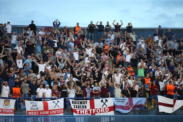 Dinamo Zagreb v West Ham United UEFA Europa League Michail Antonio of West Ham United celebrates scoring his side?s 1st goal during the UEFA Europa League Group H match at Stadion Maksimir, Zagreb Content Not Available For UK Newspapers Copyright: xPaulxChestertonx FIL-15878-0061