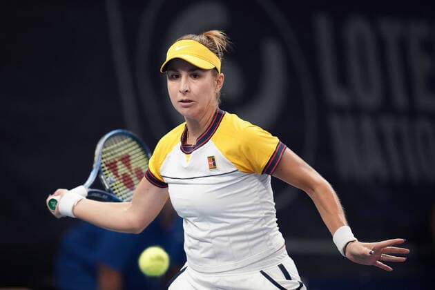 Tennis WTA, Tennis Damen Turnier Luxemburg BGLBNPParibas Open 2021, 16.09.2021, Tennis WTA Turnier Luxemburg, BGLBNPParibas Open 2021, BGL BNP Paribas Open, 2021, Luxemburg, Kockelscheuer, CK Sportcenter, Finale vl: Belinda Bencic (SUI) (Schweiz, Suisse, SUI) - Nummer 1 der Setzliste