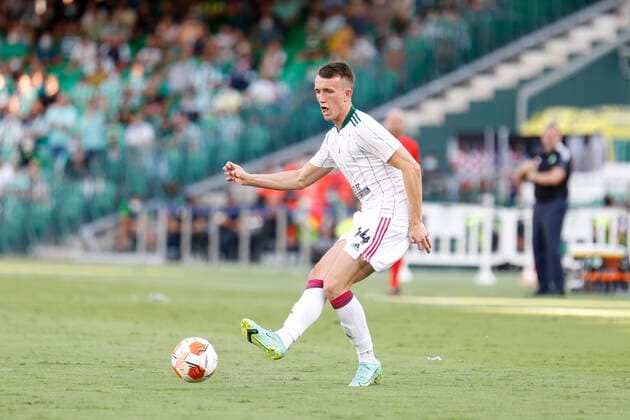 Fußball, EL, Real Betis Sevilla - Celtic Glasgow September 16, 2021, Seville, Spain: DAVID TURNBULL of Celtic during the Europa League Group G soccer match between Real Betis and Celtic FC at the Benito Villamarin Stadium Seville Spain - ZUMAa142 20210916_zap_a142_011 Copyright: xDanielxGonzalezxAcunax