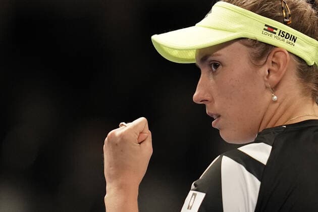 Tennis WTA, Tennis Damen Turnier Luxemburg BGLBNPParibas Open 2021, 16.09.2021, Tennis WTA Turnier Luxemburg, BGLBNPParibas Open 2021, BGL BNP Paribas Open, 2021, Luxemburg, Kockelscheuer, CK Sportcenter, Finale vl: Elise Mertens (BEL, Belgien, Belgique)