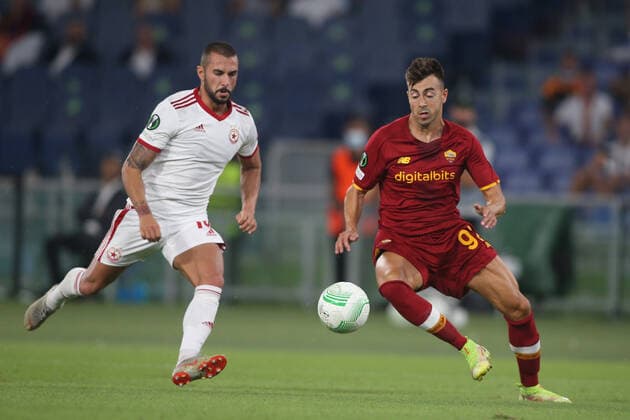Fußball, EL, AS Rom - CSKA Sofia ROME, Italy - 16.09.2021: EL SHAARAWY (AS ROMA) in action during the Uefa Europe Conference League, group C football match between As Roma vs CSKA Sofia at Olympic Stadium in Rome.  Copyright: xMarcoxIacobuccix xIPAx xMarcoxIacobuccix 0