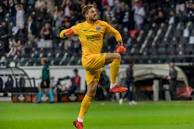UEFA Europa League, Eintracht Frankfurt vs. Fenerbahce Istanbul, Frankfurt, Deutsche Bank Park, 16.9.2021 Kevin Trapp (Eintracht Frankfurt 1), Eintracht Frankfurt vs. Fenerbahce Istanbul, Frankfurt, Deutsche Bank Park, 16.9.2021 Copyright: xBEAUTIFULxSPORTS Gawlikx