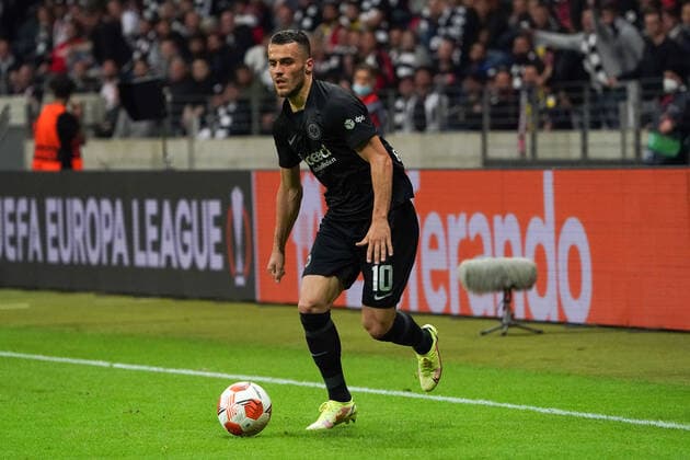 Filip Kostic (Eintracht Frankfurt) - Frankfurt 16.09.2021: Eintracht Frankfurt vs. Fenerbahce Istanbul, Deutsche Bank Park, 1. Spieltag UEFA Europa League