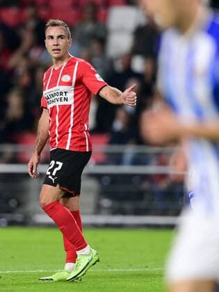 EINDHOVEN - Mario Gotze of PSV Eindhoven during the UEFA Europa League match between PSV Eindhoven and Real Sociedad at Phillips Stadium on September 16, 2021 in Eindhoven, Netherlands. ANP OLAF KRAAK UEFA Europa League 2021 2022 xVIxANPxSportx xxANPxIVx