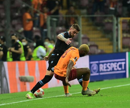 Ryan Babel of Galatasaray during the UEFA Europa League Group E match between Galatasaray and Lazio at Turk Telekom Stadium in Istanbul , Turkey on September 16, 2021. 