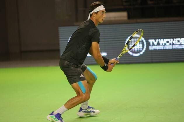 Tennis, ATP Challenger Turnier in Rennes Antoine Hoang of France 8eme Finale during the Open de Rennes tournament on September 16, 2021 at Open Blot Rennes in Rennes, France - Photo Laurent Lairys PANORAMIC TENNIS : Open de Rennes 2021 - 16 09 2021 LAURENTLairys PANORAMIC  20210507558
