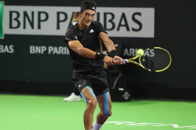 Antoine Hoang of France 8eme Finale during the Open de Rennes tournament on September 16, 2021 at Open Blot Rennes in Rennes, France - TENNIS : Open de Rennes 2021 - 16 09 2021 LAURENTLairys PANORAMIC  20210507558