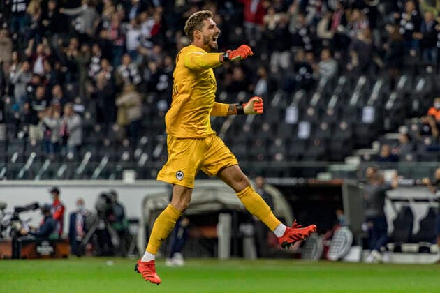 UEFA Europa League, Eintracht Frankfurt vs. Fenerbahce Istanbul, Frankfurt, Deutsche Bank Park, 16.9.2021 Kevin Trapp (Eintracht Frankfurt 1), Eintracht Frankfurt vs. Fenerbahce Istanbul, Frankfurt, Deutsche Bank Park, 16.9.2021 Copyright: xBEAUTIFULxSPORTS Gawlikx