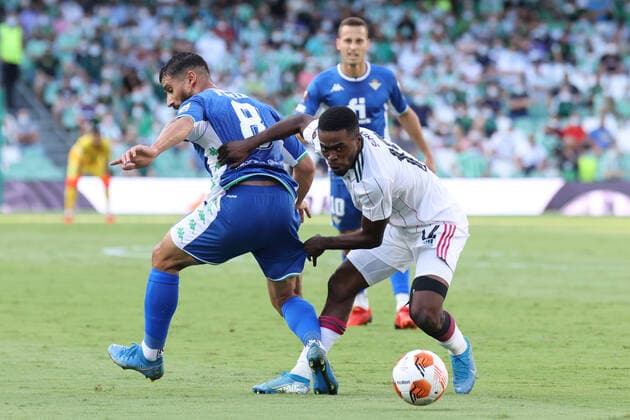 Real Betis v Celtic FC: Group G - UEFA Europa League Ismaila Soro of Celtic FC during the UEFA Europa League Group G stage match between Real Betis and Celtic FC at Benito Villamarin Stadium on September 16, 2021 in Seville, Spain. . Seville Seville Spain daximages-realbeti210916_npkvq  Copyright: xDAXxImagesx