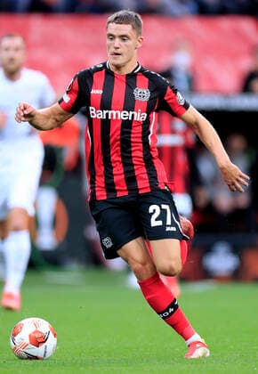 WIRTZ Florian Team Bayer 04 Leverkusen UEFA Europa League Saison 2021 _ 2022 Spiel Bayer 04 Leverkusen - Ferencvarosi Budapest am 16. 09. 2021 in Leverkusen DFL REGULATIONS PROHIBIT ANY USE OF PHOTOGRAPHS as IMAGE SEQUENCES and or QUASI-VIDEO