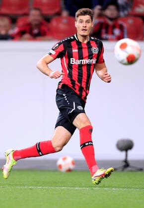 SCHICK Patrik Team Bayer 04 Leverkusen UEFA Europa League Saison 2021 _ 2022 Spiel Bayer 04 Leverkusen - Ferencvarosi Budapest am 16. 09. 2021 in Leverkusen DFL REGULATIONS PROHIBIT ANY USE OF PHOTOGRAPHS as IMAGE SEQUENCES and or QUASI-VIDEO