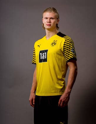Erling Haaland; Borussia Dortmund; 1.BL, Porträttermin 2021 2022 Foto: BVB A.Simoes via TEAM2sportphoto Borussia Dortmund Porträt 2021 2022 Team2