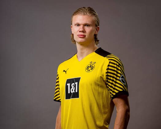 Erling Haaland; Borussia Dortmund; 1.BL, Porträttermin 2021 2022 Foto: BVB A.Simoes via TEAM2sportphoto Borussia Dortmund Porträt 2021 2022 Team2