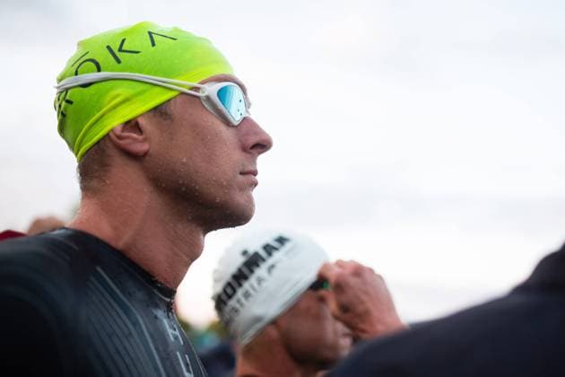 TRIATHLON - Ironman Austria KLAGENFURT,AUSTRIA,19.SEP.21 - TRIATHLON, RUNNING - Ironman Austria. Image shows Lukasz Wojt (GER).  GEPAxpictures xDanielxGoetzhaber
