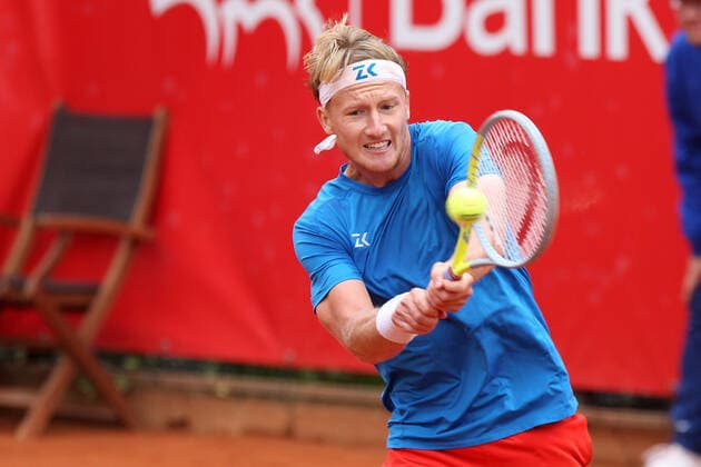 SZCZECIN, 19.09.2021 FINAL TURNIEJU TENISA ZIEMNEGO ATP, Tennis Herren CHALLENGER FINAL PEKAO SZCZECIN OPEN 2021 NZ ZDENEK KOLAR FOT. KRZYSZTOF CICHOMSKI NEWSPIX.PL --- Newspix.pl  210919KCI049