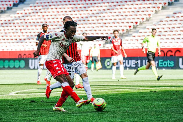 Gelson Martins (AS Monaco) FOOTBALL : OGC Nice vs As Monaco - Ligue 1 Uber Eats - Nice - 19 09 2021 NorbertScanella PanoramiC 