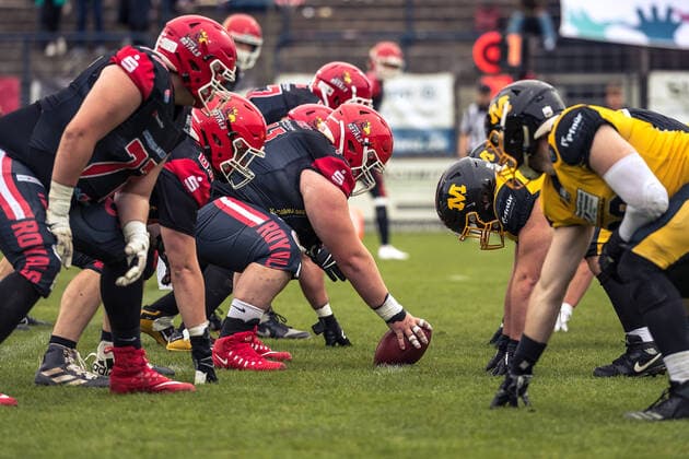 GFL German Football League I sharkwater GFL Play Off Viertelfinale Potsdam Royals vs Munich Cowboys 19.09.2021 GFL German Football League; Potsdam Royals - Munich Cowboys , 19.09.2021 Copyright: xBEAUTIFULxSPORTS NicolxMarschallx