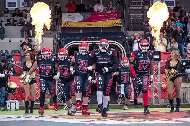 GFL German Football League I sharkwater GFL Play Off Viertelfinale Potsdam Royals vs Munich Cowboys 19.09.2021 GFL German Football League; Potsdam Royals - Munich Cowboys , 19.09.2021 Copyright: xBEAUTIFULxSPORTS NicolxMarschallx
