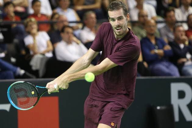 Mats Moraing of Germany Finale during the Open de Rennes tournament on September 18, 2021 at Open Blot Rennes in Rennes, France - TENNIS : Open de Rennes - 19 09 2021 LaurentLairys Panoramic 