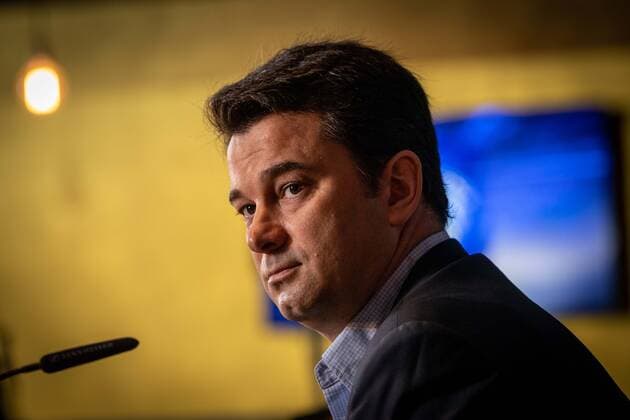 Basketball Berlin 21.09.2021 Saison 2021 2022 Alba Berlin Saisonpressekonferenz Israel Gonzalez (Alba Berlin, Trainer)