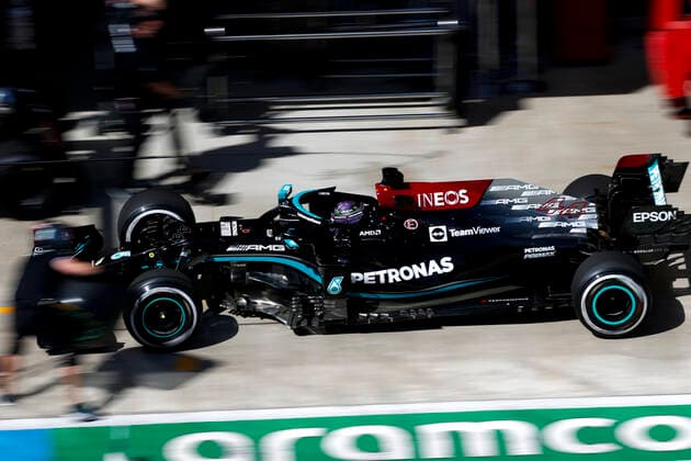 44 Lewis Hamilton (GBR, Mercedes-AMG Petronas F1 Team), F1 Grand Prix of Russia at Sochi Autodrom on September 24, 2021 in Sochi, Russia. (Photo by HOCH ZWEI) Sochi Russia