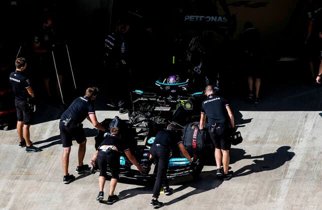 44 Lewis Hamilton (GBR, Mercedes-AMG Petronas F1 Team), F1 Grand Prix of Russia at Sochi Autodrom on September 24, 2021 in Sochi, Russia. (Photo by HOCH ZWEI) Sochi Russia