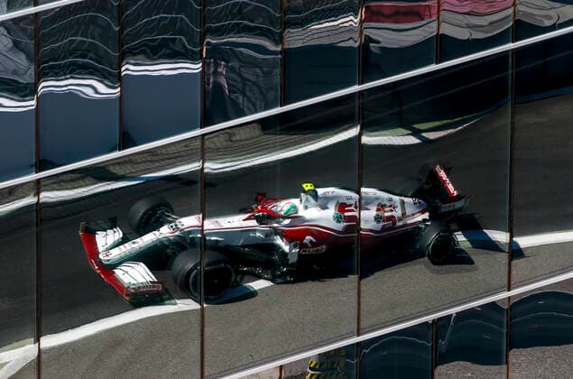 99 Antonio Giovinazzi (ITA, Alfa Romeo Racing ORLEN), F1 Grand Prix of Russia at Sochi Autodrom on September 24, 2021 in Sochi, Russia. (Photo by HOCH ZWEI) Sochi Russia