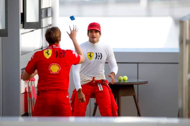 55 Carlos Sainz (ESP, Scuderia Ferrari Mission Winnow), F1 Grand Prix of Russia at Sochi Autodrom on September 24, 2021 in Sochi, Russia. (Photo by HOCH ZWEI) Sochi Russia