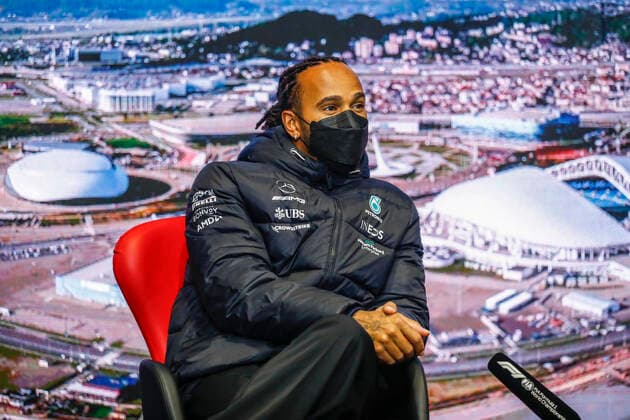 44 Lewis Hamilton (GBR, Mercedes-AMG Petronas F1 Team), F1 Grand Prix of Russia at Sochi Autodrom on September 23, 2021 in Sochi, Russia. (Photo by HOCH ZWEI) Sochi Russia