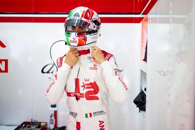 GIOVINAZZI Antonio (ita), Alfa Romeo Racing ORLEN C41, portrait during the Formula 1 VTB Russian Grand Prix 2021, 15th round of the 2021 FIA Formula One World Championship, WM, Weltmeisterschaft from September 24 to 26, 2021 on the Sochi Autodrom, in Sochi, Russia FORMULE 1 : Grand prix de Russie - Sotchi - 24 09 2021 DPPI Panoramic  00121031_FG4T0100