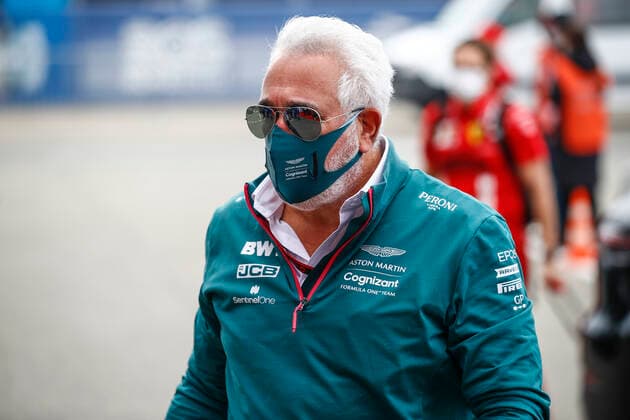 Lawrence Stroll (CAN, Aston Martin Cognizant F1 Team), F1 Grand Prix of Russia at Sochi Autodrom on September 24, 2021 in Sochi, Russia. (Photo by HOCH ZWEI) Sochi Russia