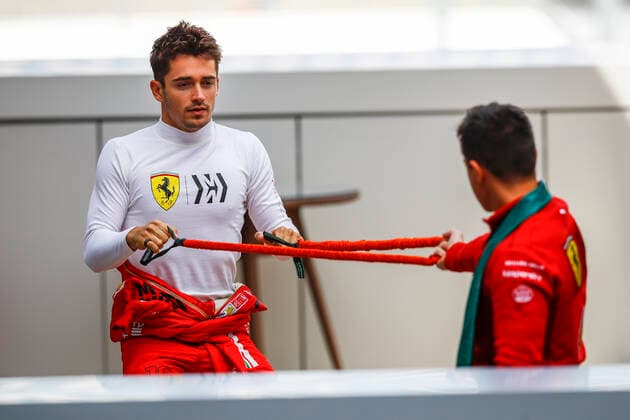 16 Charles Leclerc (MON, Scuderia Ferrari Mission Winnow), F1 Grand Prix of Russia at Sochi Autodrom on September 24, 2021 in Sochi, Russia. (Photo by HOCH ZWEI) Sochi Russia