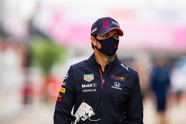 11 Sergio Perez (MEX, Red Bull Racing), F1 Grand Prix of Russia at Sochi Autodrom on September 24, 2021 in Sochi, Russia. (Photo by HOCH ZWEI) Sochi Russia