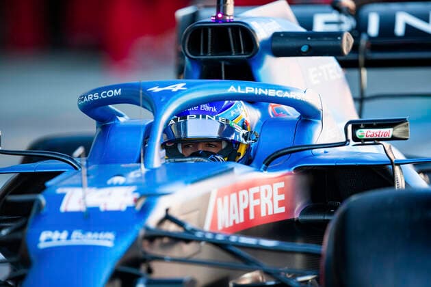14 Fernando Alonso (ESP, Alpine F1 Team), F1 Grand Prix of Russia at Sochi Autodrom on September 24, 2021 in Sochi, Russia. (Photo by HOCH ZWEI) Sochi Russia