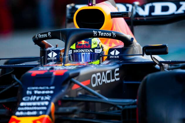 11 Sergio Perez (MEX, Red Bull Racing), F1 Grand Prix of Russia at Sochi Autodrom on September 24, 2021 in Sochi, Russia. (Photo by HOCH ZWEI) Sochi Russia