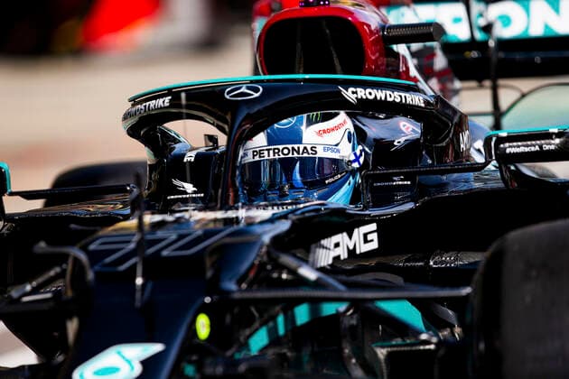 77 Valtteri Bottas (FIN, Mercedes-AMG Petronas F1 Team), F1 Grand Prix of Russia at Sochi Autodrom on September 24, 2021 in Sochi, Russia. (Photo by HOCH ZWEI) Sochi Russia