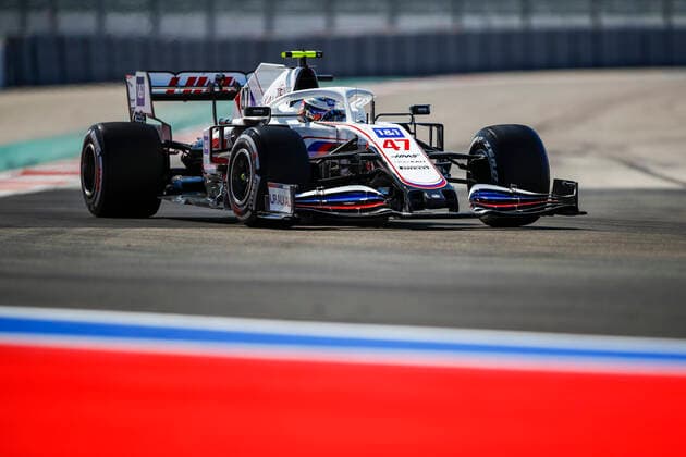 47 Mick Schumacher (GER, Haas F1 Team), F1 Grand Prix of Russia at Sochi Autodrom on September 24, 2021 in Sochi, Russia. (Photo by HOCH ZWEI) Sochi Russia