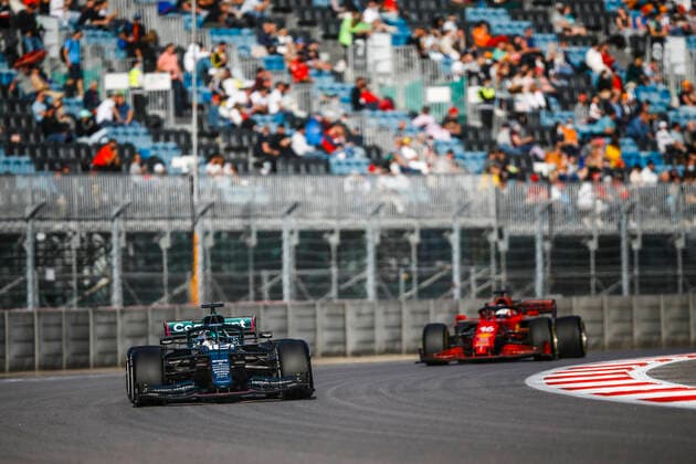 18 Lance Stroll (CAN, Aston Martin Cognizant F1 Team), F1 Grand Prix of Russia at Sochi Autodrom on September 24, 2021 in Sochi, Russia. (Photo by HOCH ZWEI) Sochi Russia