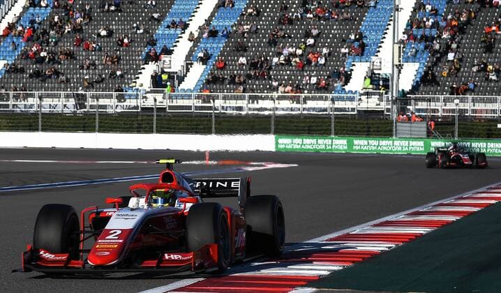 6658380 24.09.2021 PREMA s Oscar Piastri competes in the qualifying session of the 2021 Formula One Russian Grand Prix at the Sochi Autodrom in Sochi, Russia. Formula One Russian Grand Prix will be held in Sochi from 24 to 26 September. Vladimir Astapkovich Sputnik Russia Motor Formula 1 Qualification  395eea50c7c348c2