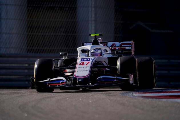 September 24, 2021, Sochi, Russia: MICK SCHUMACHER of Germany and Haas F1 Team drives during practice of the 2021 FIA Formula 1 Russian Grand Prix at Sochi Autodrom in Sochi, Russia. Sochi Russia - ZUMAg147 20210924_zap_g147_001 Copyright: xJamesxGasperottix