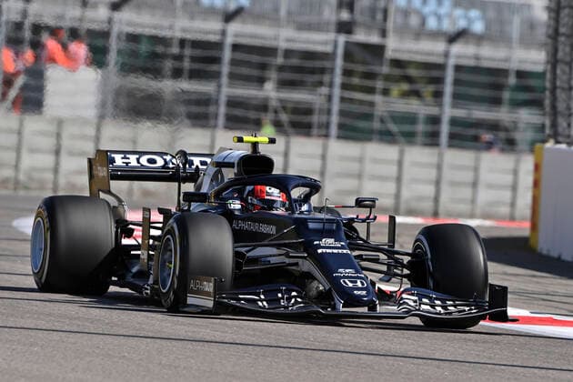 10 GASLY Pierre (fra), Scuderia AlphaTauri Honda AT02, action during the Formula 1 VTB Russian Grand Prix 2021, 15th round of the 2021 FIA Formula One World Championship, WM, Weltmeisterschaft from September 24 to 26, 2021 on the Sochi Autodrom, in Sochi, Russia - Photo DPPI FORMULE 1 : Grand prix de Russie - Sotchi - 25 09 2021 DPPI PANORAMIC  00121031_24-09-21-RUS-2020-PVE