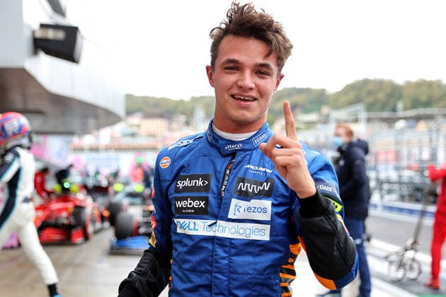 F1 Grand Prix of Russia 4 Lando Norris (GBR, McLaren F1 Team), F1 Grand Prix of Russia at Sochi Autodrom on September 25, 2021 in Sochi, Russia. (Photo by xpbimages.com XPB Images FIA Pool via HOCH ZWEI) Sochi Russia Poolfoto HOCH ZWEI Pool XPB Images ,EDITORIAL USE ONLY